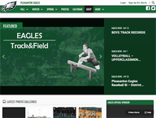 Tablet Screenshot of pleasantonathletics.com